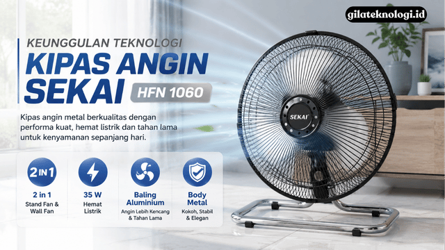 kipas angin Sekai HFN 1060